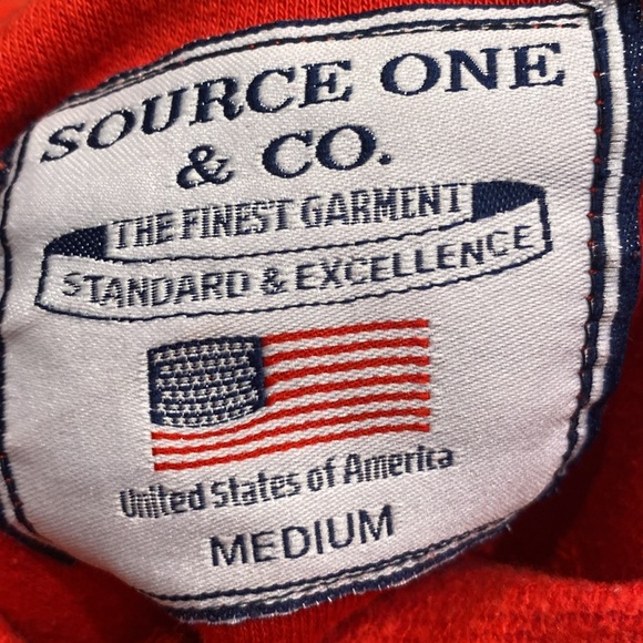Clickbait hoodie Source One & Co Red medium - Picture 6 of 7